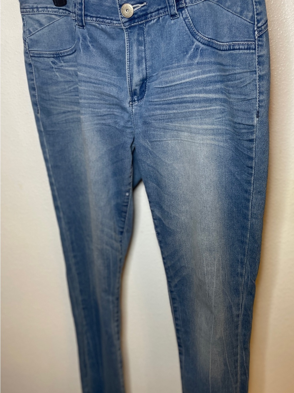 Slim Stretch Skinny Jeans — Light Blue Wash